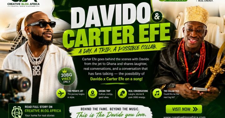 Carter Efe Spends the Day With Davido